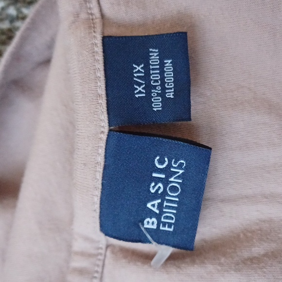 $4 Add-on New Tan Tank Top - Size 1X - Picture 5 of 5